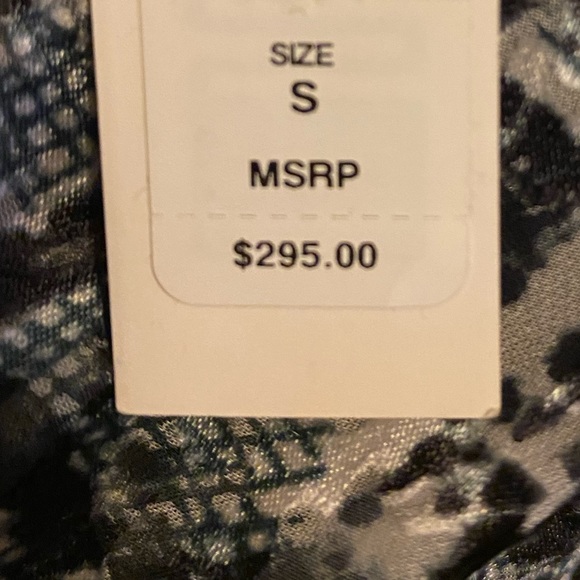 NWT Alice + Olivia Silk Blend Burnout Blouse S - Picture 10 of 12